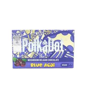 Polkadot Blue Acai Chocolate Bar